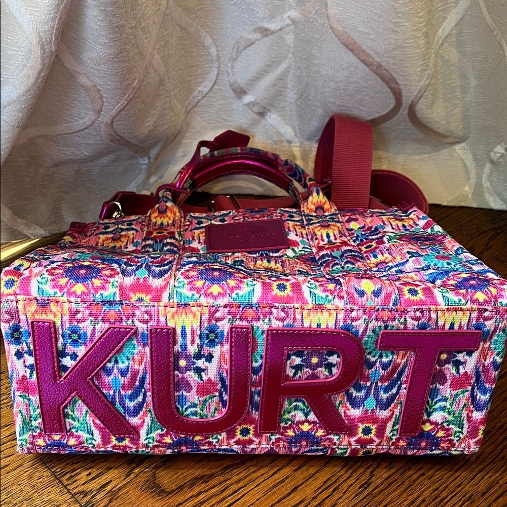 Limited Edition Kurt Geiger x Matthew Williamson Colorful Patterned Tote Bag - Picture 11 of 16
